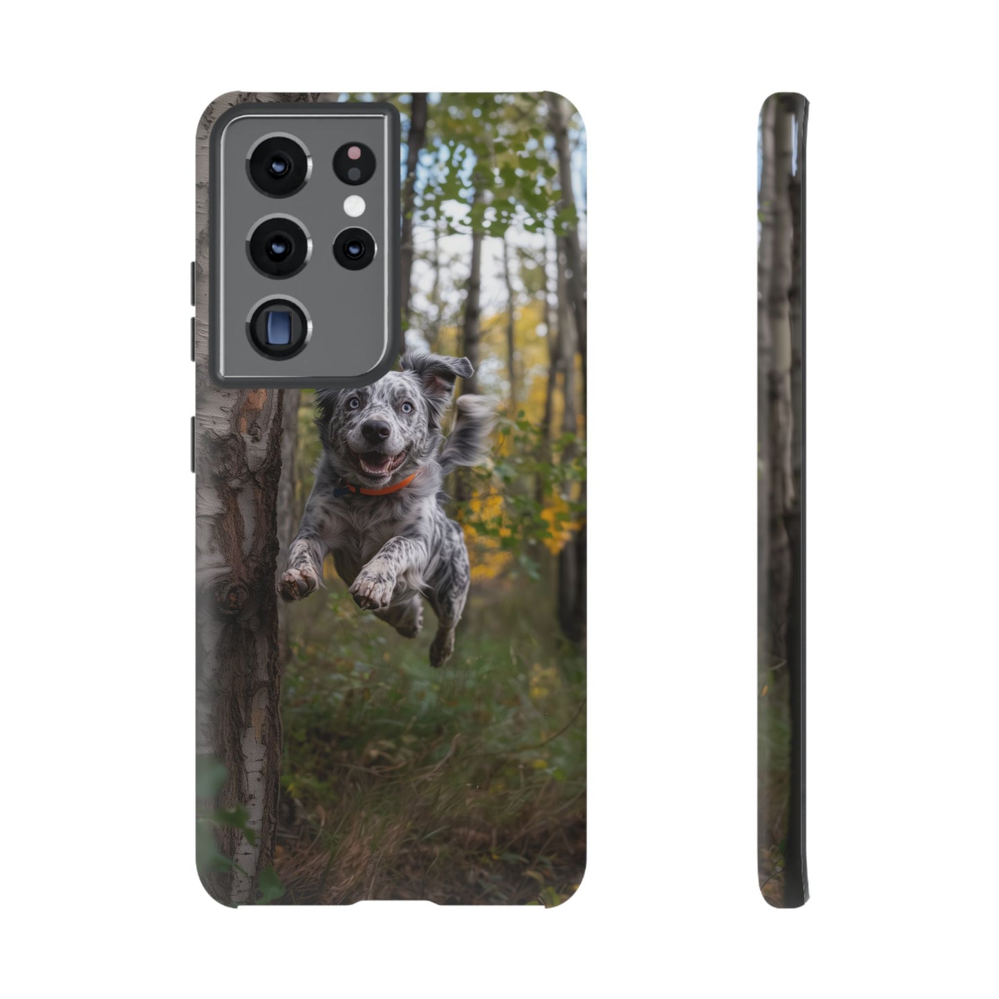 Happy Forest Dog iPhone Case – Nature-Inspired Protective Cover