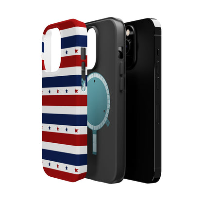 Patriotic Stars MagSafe iPhone Case