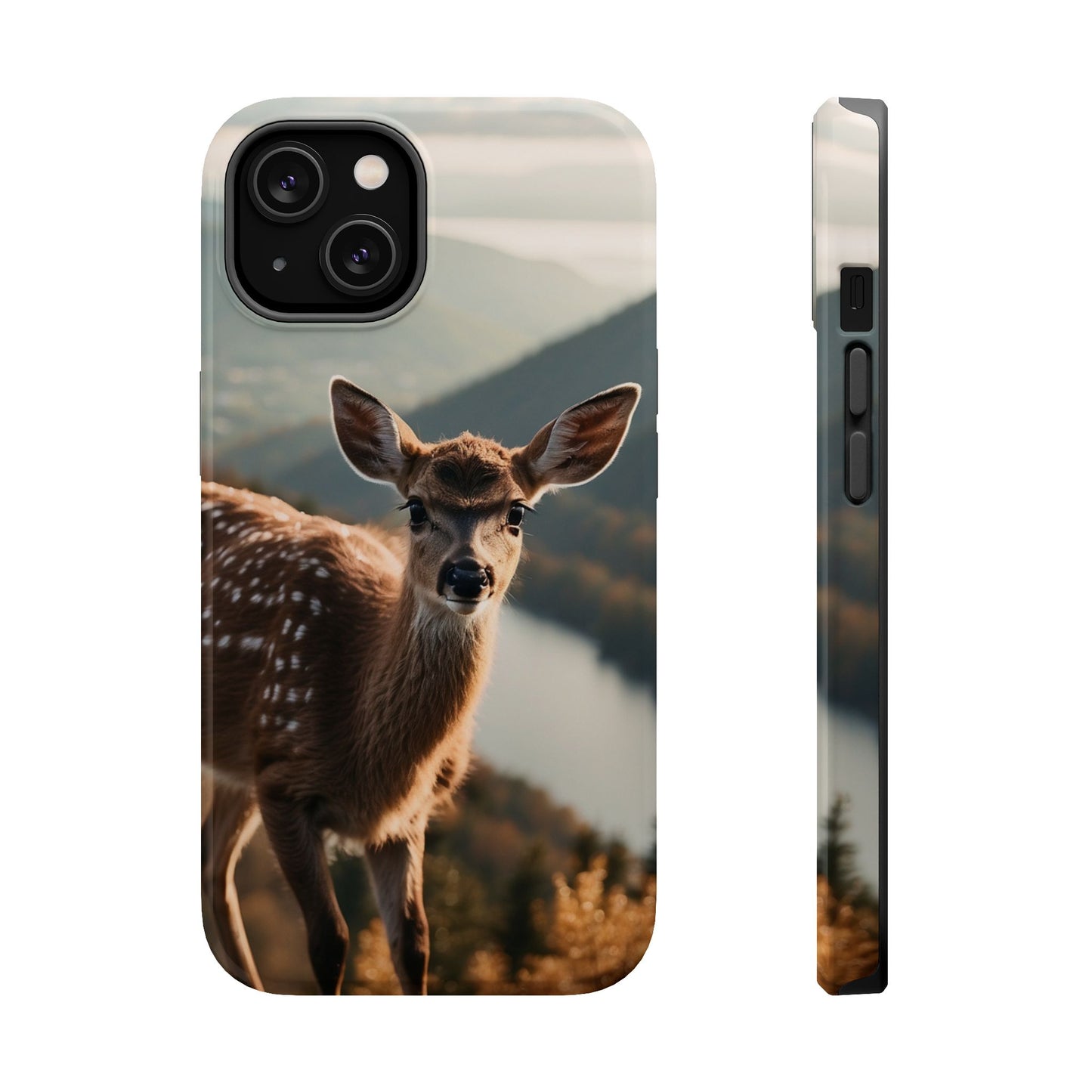 Whimsical Fawn in a Sunlit Forest MagSafe iPhone Case