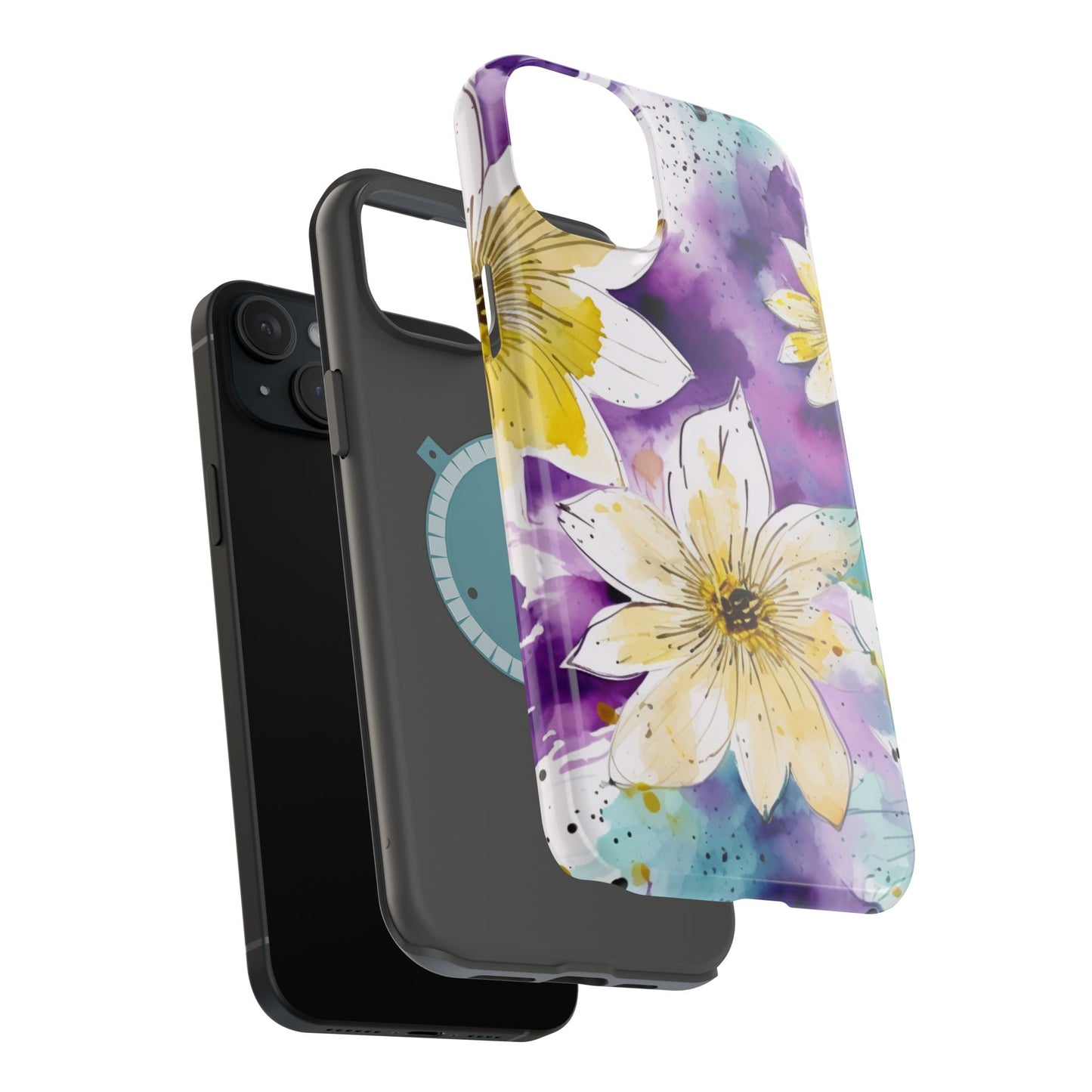 Abstract Floral Watercolor Splash - MagSafe iPhone Series Case