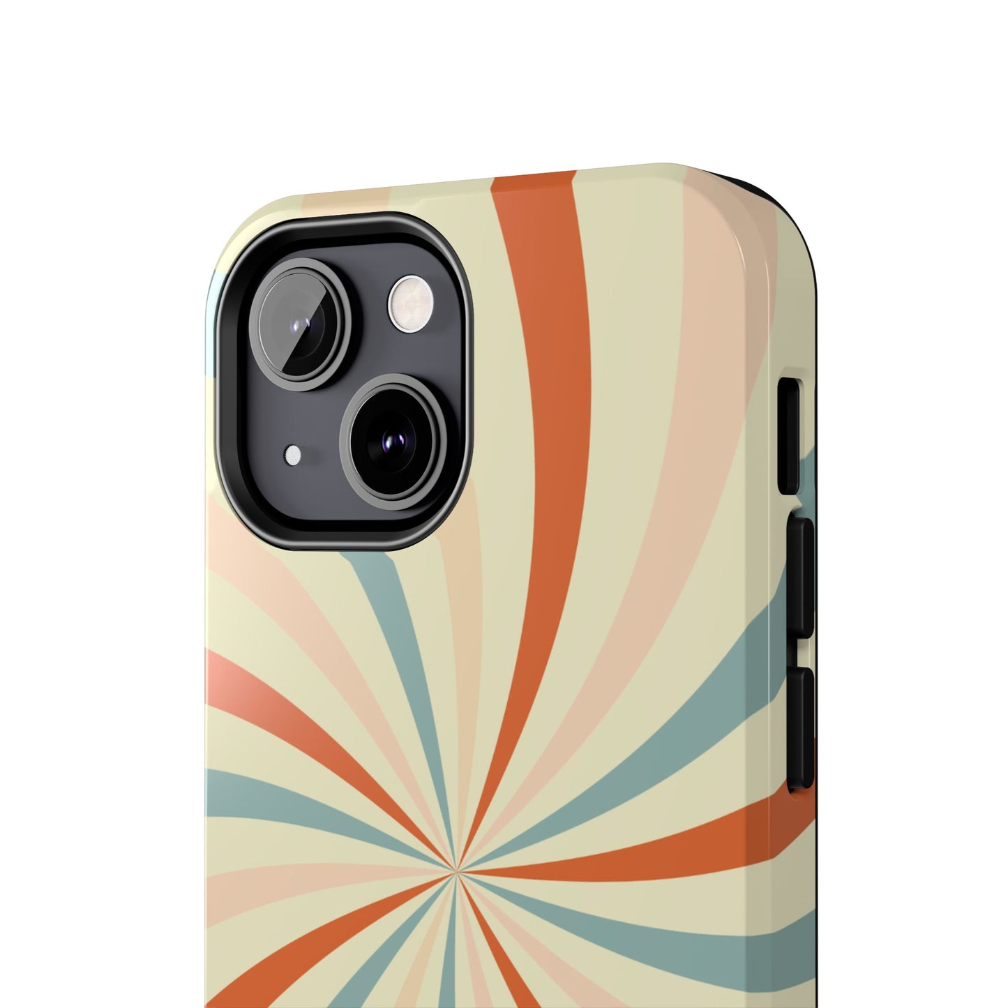 Retro Swirl iPhone Case – Durable, Vintage-Inspired Design with Dual-Layer Protection