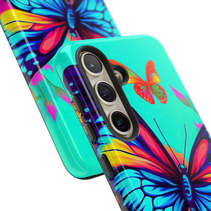 Vivid Butterfly & Floral Burst - Samsung Galaxy Case