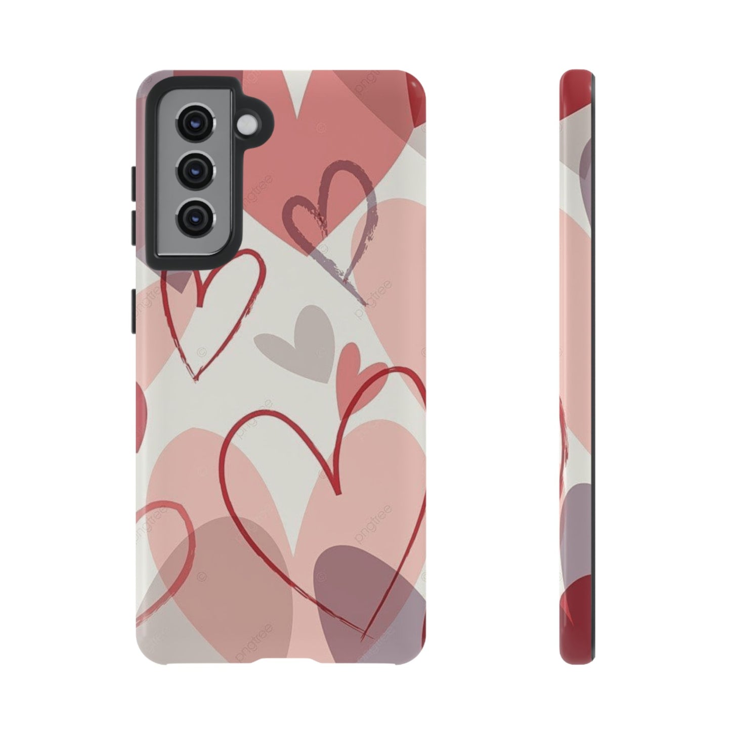 Romantic Red Hearts Samsung Galaxy Case