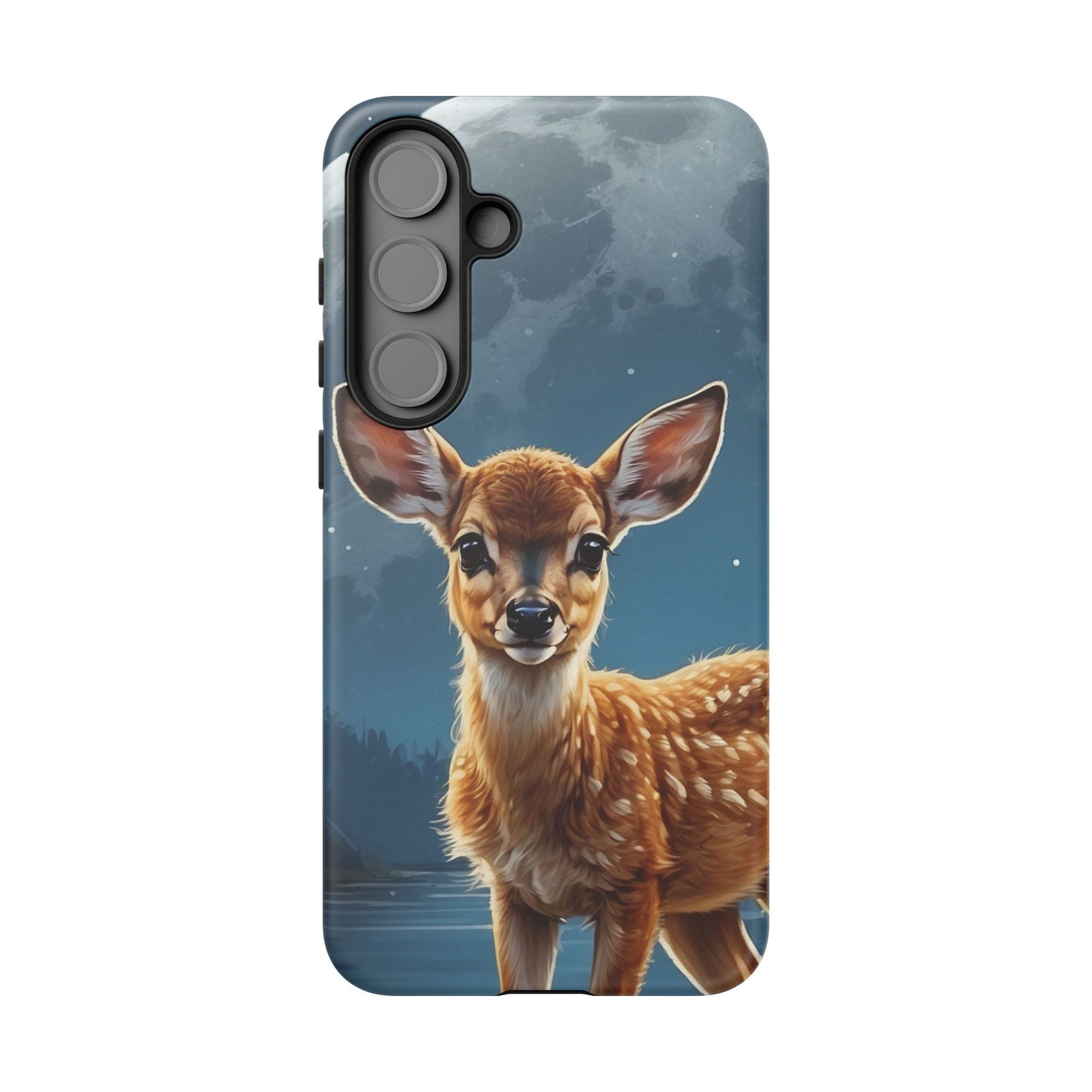 Samsung Galaxy Case – Enchanted Fawn Under the Moonlit Sky