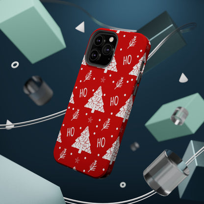 MagSafe iPhone Case: Ho Ho Ho – Christmas Tree Wonderland