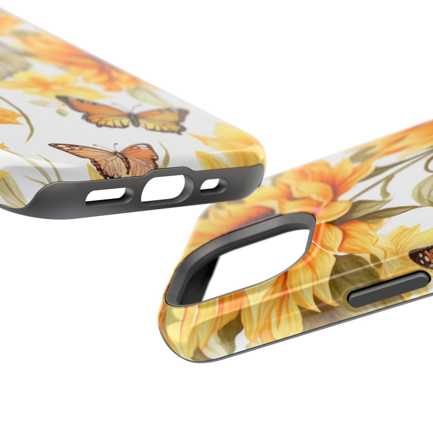 Sunflower & Butterfly Bliss - MagSafe iPhone Series Case