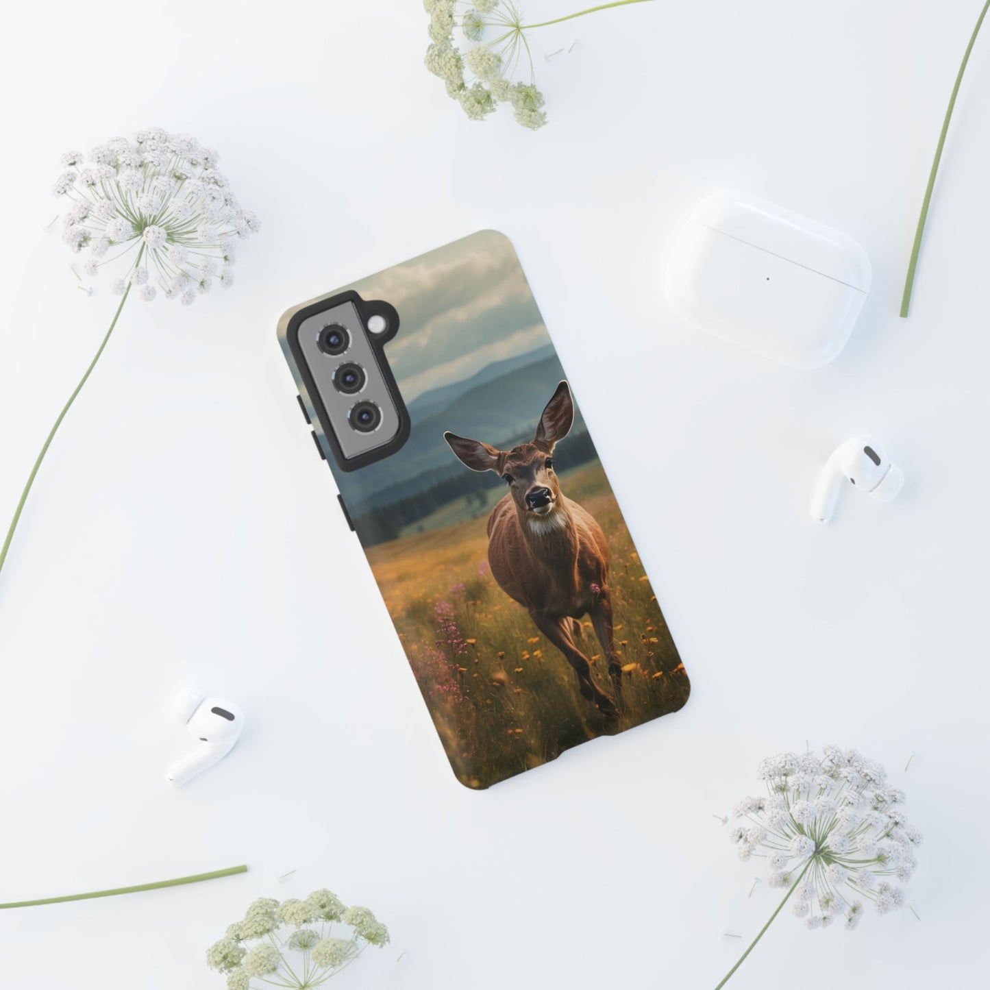 Rustic Meadow Deer – Samsung Galaxy Case