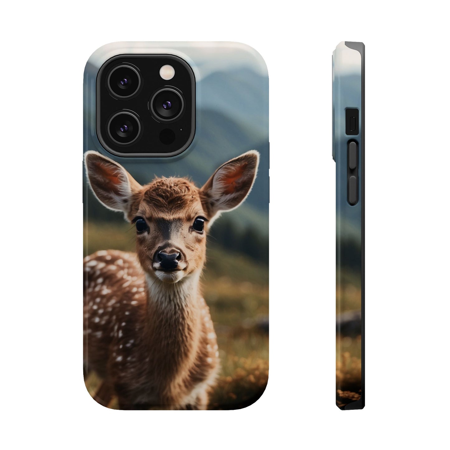 Gentle Fawn in Mountain Meadows MagSafe iPhone Case