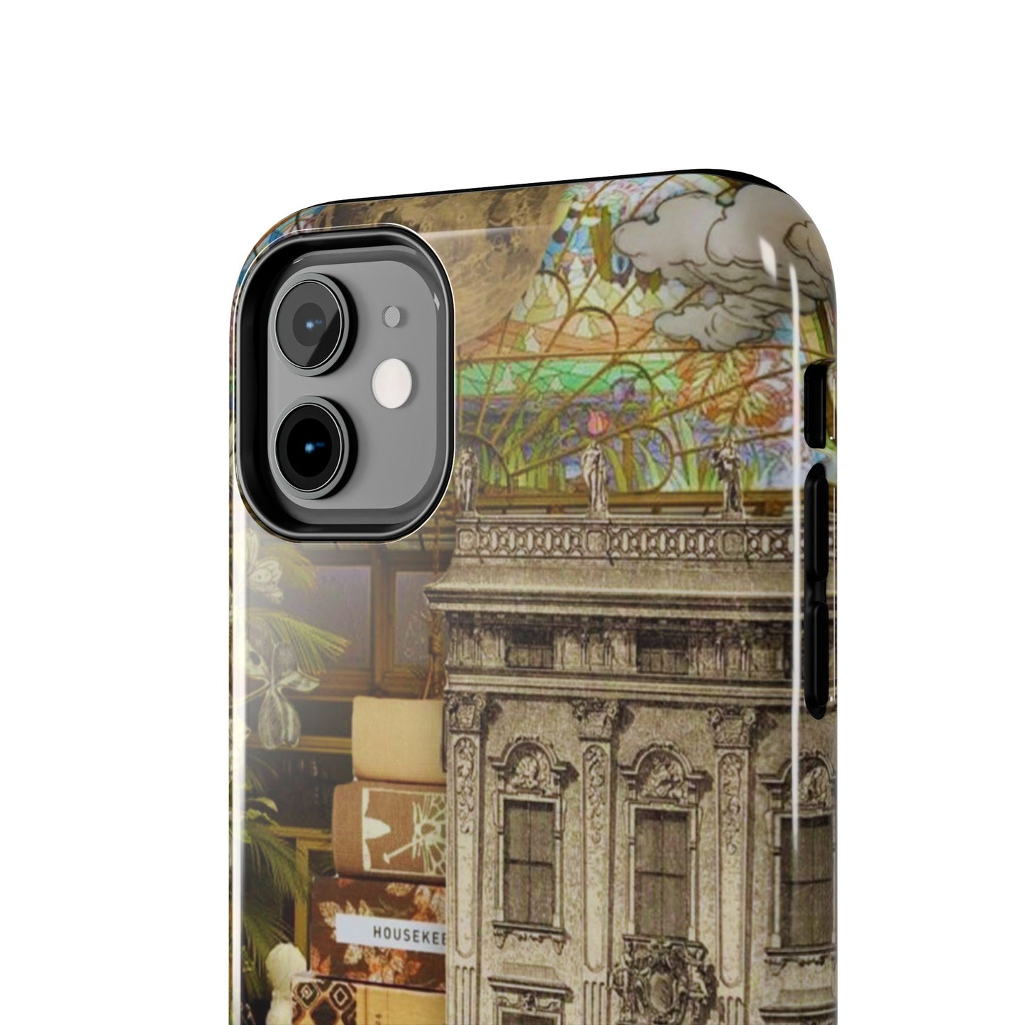 Whimsical Road Trip Collage iPhone Case – Dual - Layer Protection with Vintage Art and Adventure Design - BOGO Cases