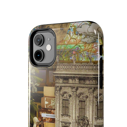 Whimsical Road Trip Collage iPhone Case – Dual - Layer Protection with Vintage Art and Adventure Design - BOGO Cases