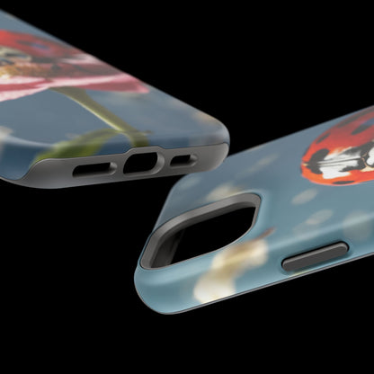 MagSafe iPhone Case: Floral Ladybug Delight