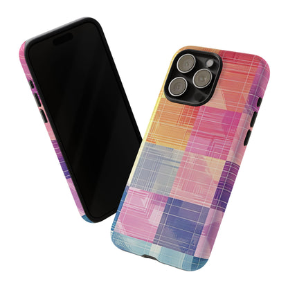 Pastel Panache Watercolor Plaid Case