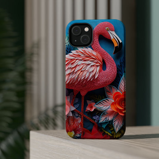 Flamingo Dreams – Bold Tropical MagSafe iPhone Case