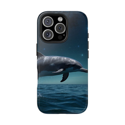 Midnight Ocean Dolphin - iPhone Case