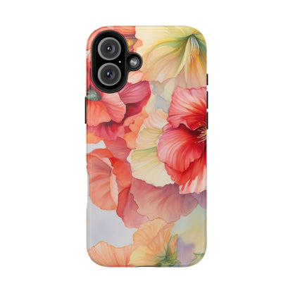 Gumamela Blush Pink Watercolor Floral – iPhone Series Case