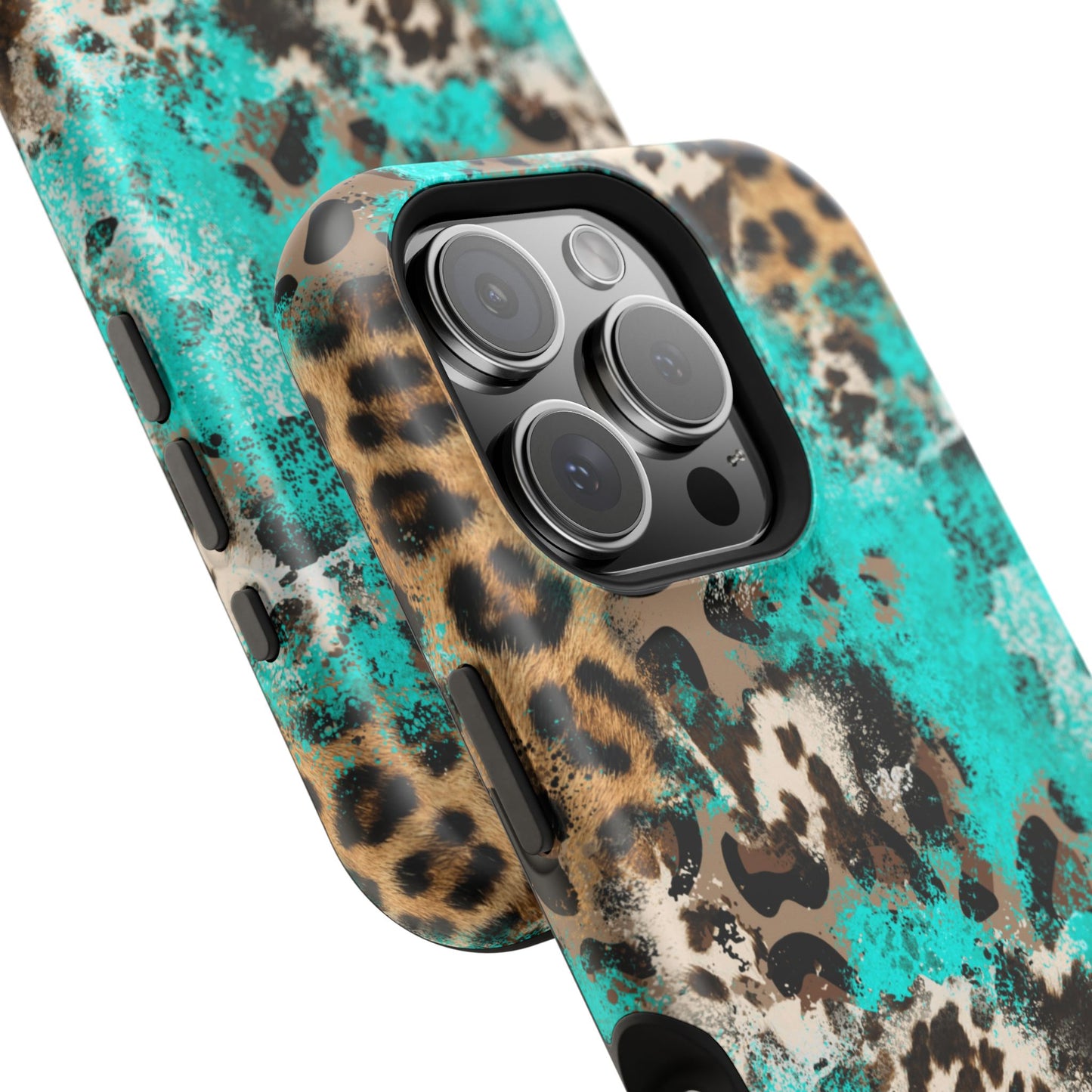 Aqua Splash Leopard - MagSafe iPhone Series Case