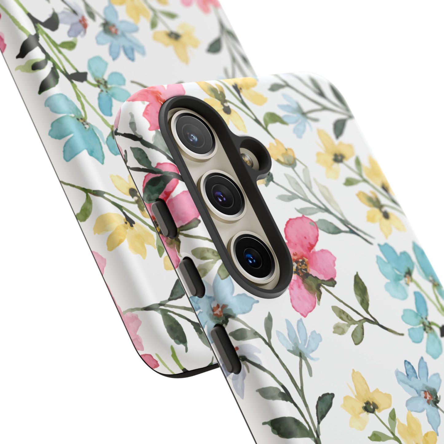 Watercolor Floral Bliss – Samsung Galaxy Case with Pastel Flower Design