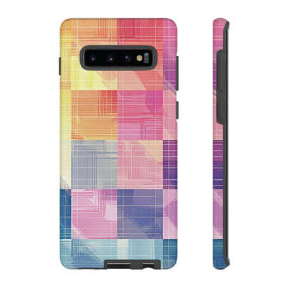 Pastel Panache Watercolor Plaid Case