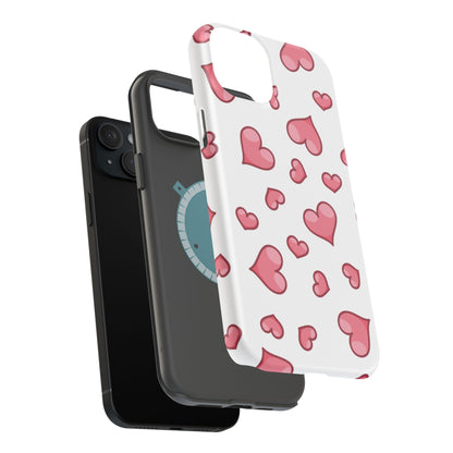 Scattered Hearts MagSafe iPhone Case