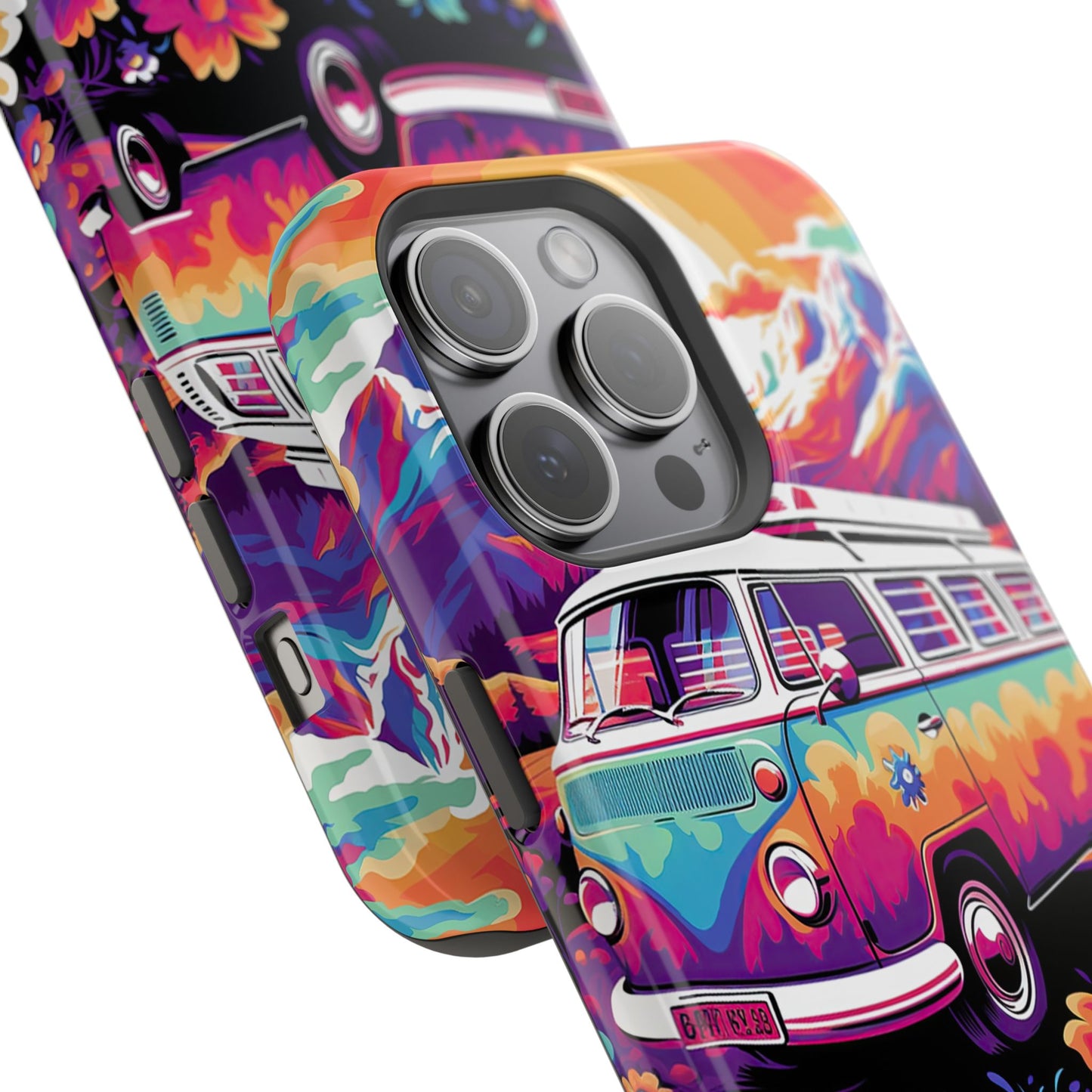 Groovy Floral Sunset Van – MagSafe iPhone Series Case