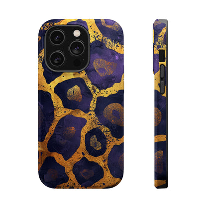 Regal Amethyst Leopard iPhone Case