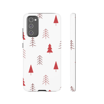 Scandi Red Pine Trees - Samsung Galaxy Series Case