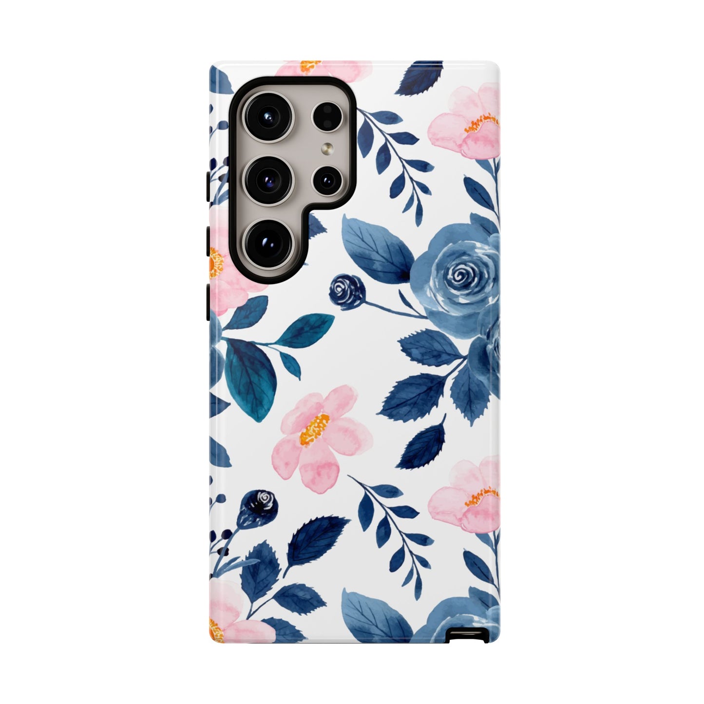 Pastel Garden Charm – Samsung Galaxy Case with Delicate Floral Design