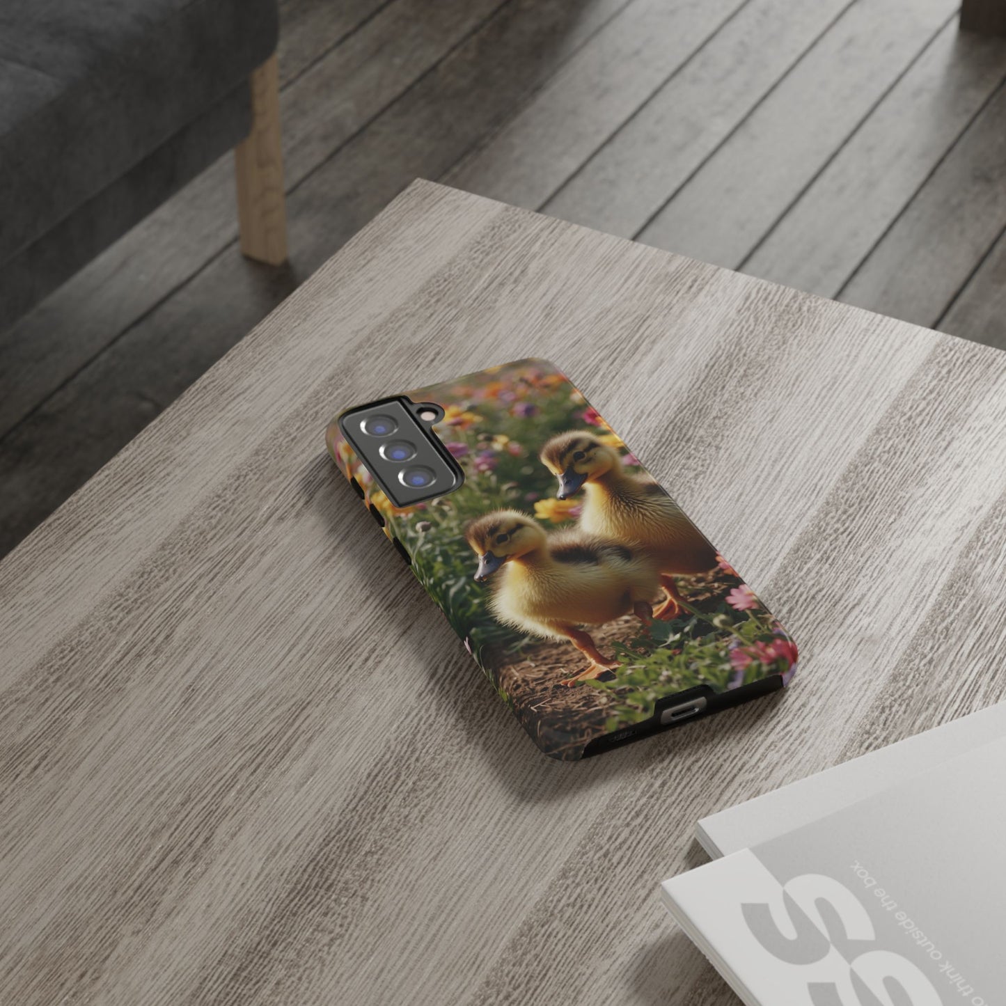 Charming Ducklings in Floral Garden - Samsung Galaxy Case