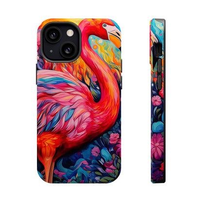 Flamingo Fiesta – Vibrant Flamingo MagSafe iPhone Cases