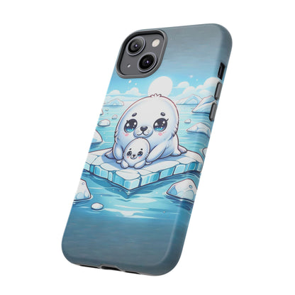 Arctic Embrace Seal iPhone Case