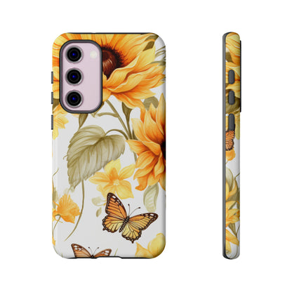 Sunflower & Butterfly Bliss - Samsung Galaxy  Series Case