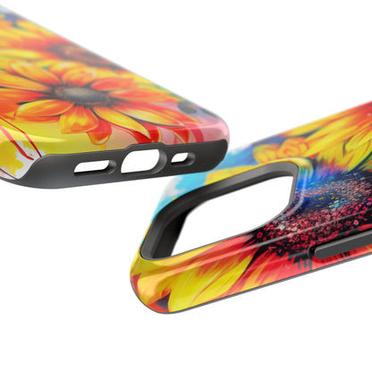 Vibrant Sunflower Splash - MagSafe iPhone Series Case