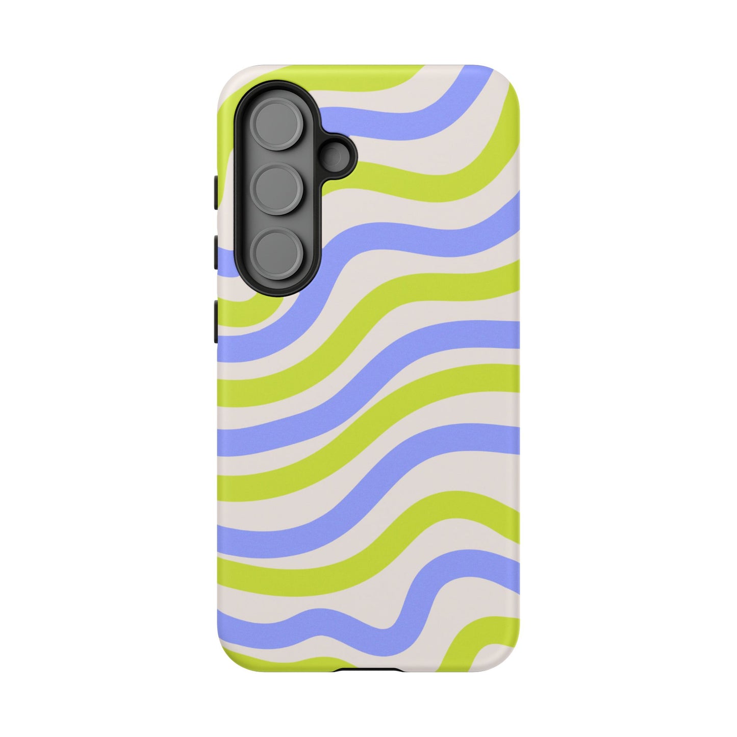 Neon Wave Samsung Galaxy Case – Bold Dual-Layer Protection with 70s-Inspired Vibe