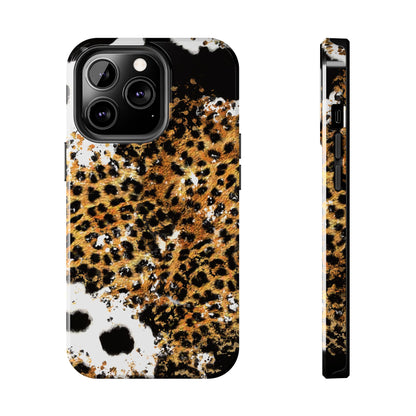 Bold Leopard Ink Splash - iPhone Series Case