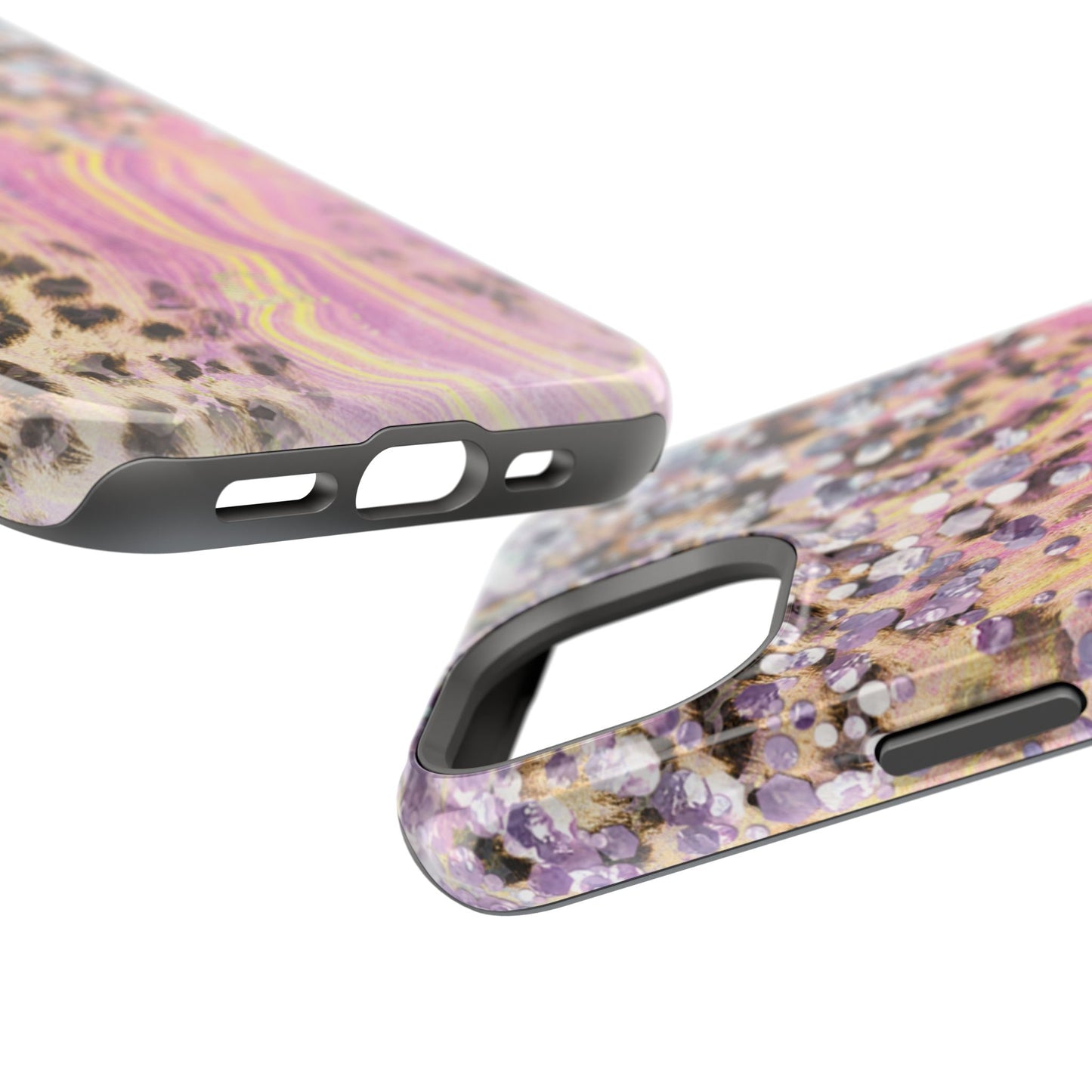 Glitter Glam Leopard – Magsafe iPhone Series Case