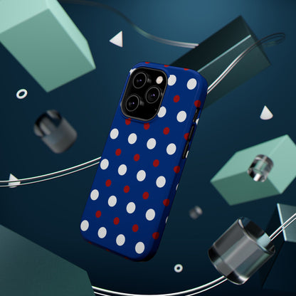 Patriotic Polka Dots – MagSafe iPhone Case