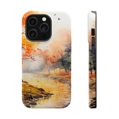 Autumn River Serenity – MagSafe iPhone Case