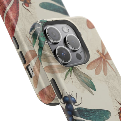 Vintage Dragonfly Garden – MagSafe iPhone Series Case