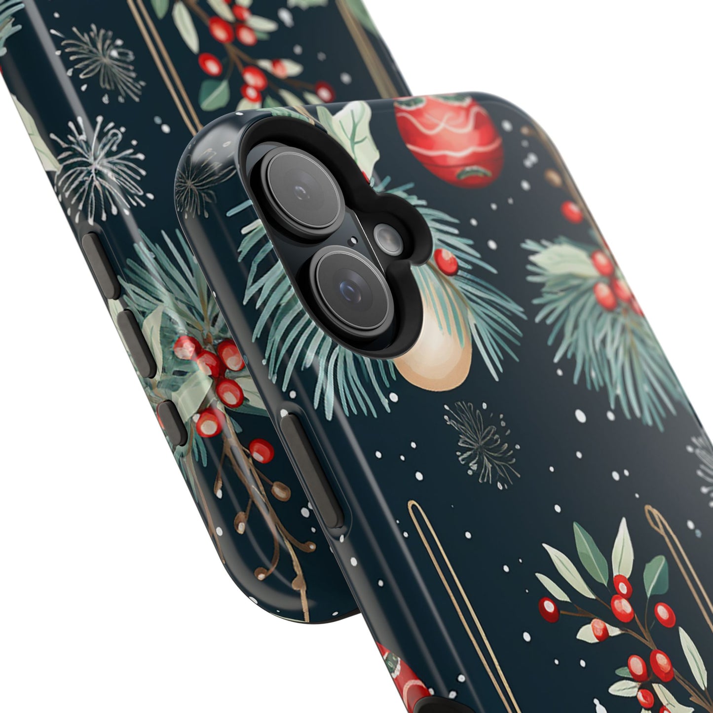 Elegant Christmas Ornaments and Pine - MagSafe iPhone Series Case