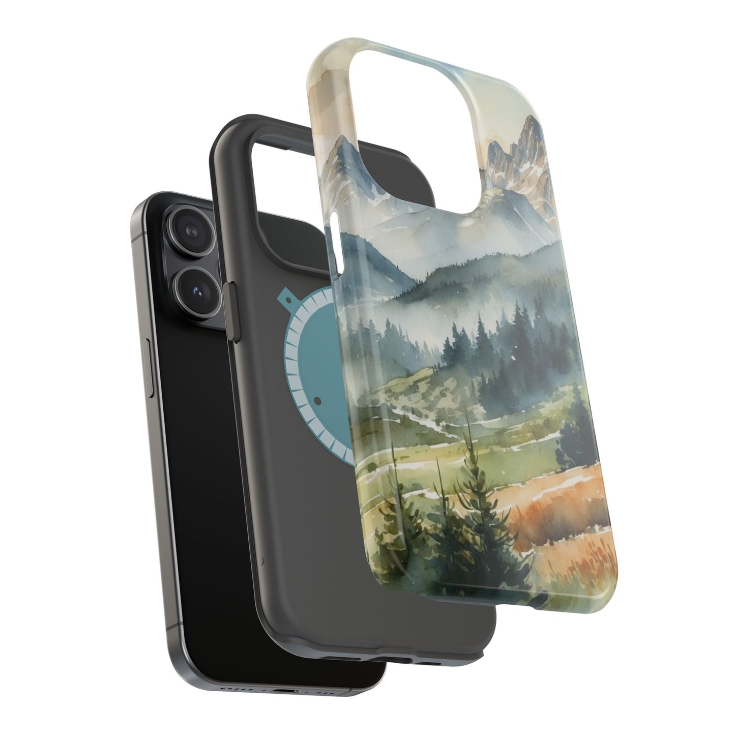 Serene Alpine Forest - MagSafe iPhone Case