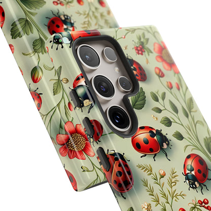 Ladybug Phone Case - Tough Dual Layer Protection - Perfect Gift For The Ladybug Lover In Your Life