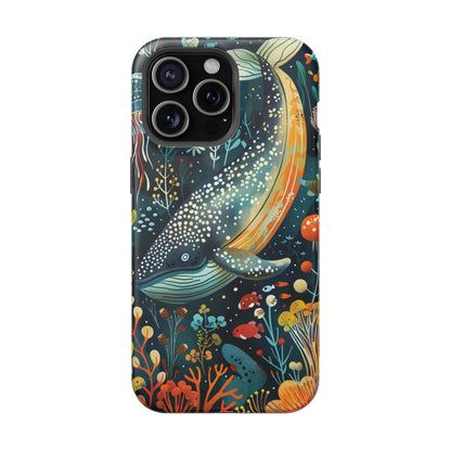 Oceanic Elegance Whale iPhone Case