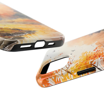 Autumn River Serenity – iPhone Case