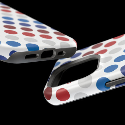 Patriotic Polka Dots - MagSafe iPhone Case