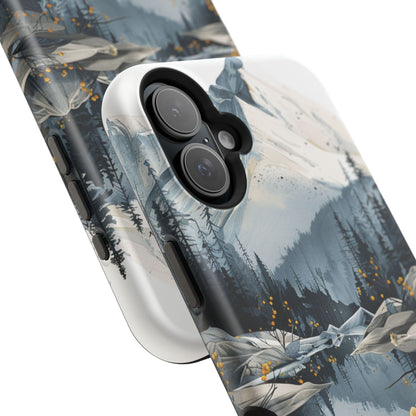 Silver Alpine Wildflower iPhone Case