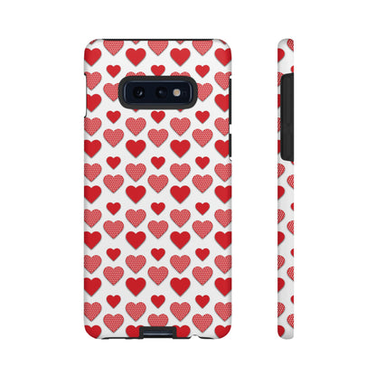 Red & Polka Dot Hearts Samsung Case