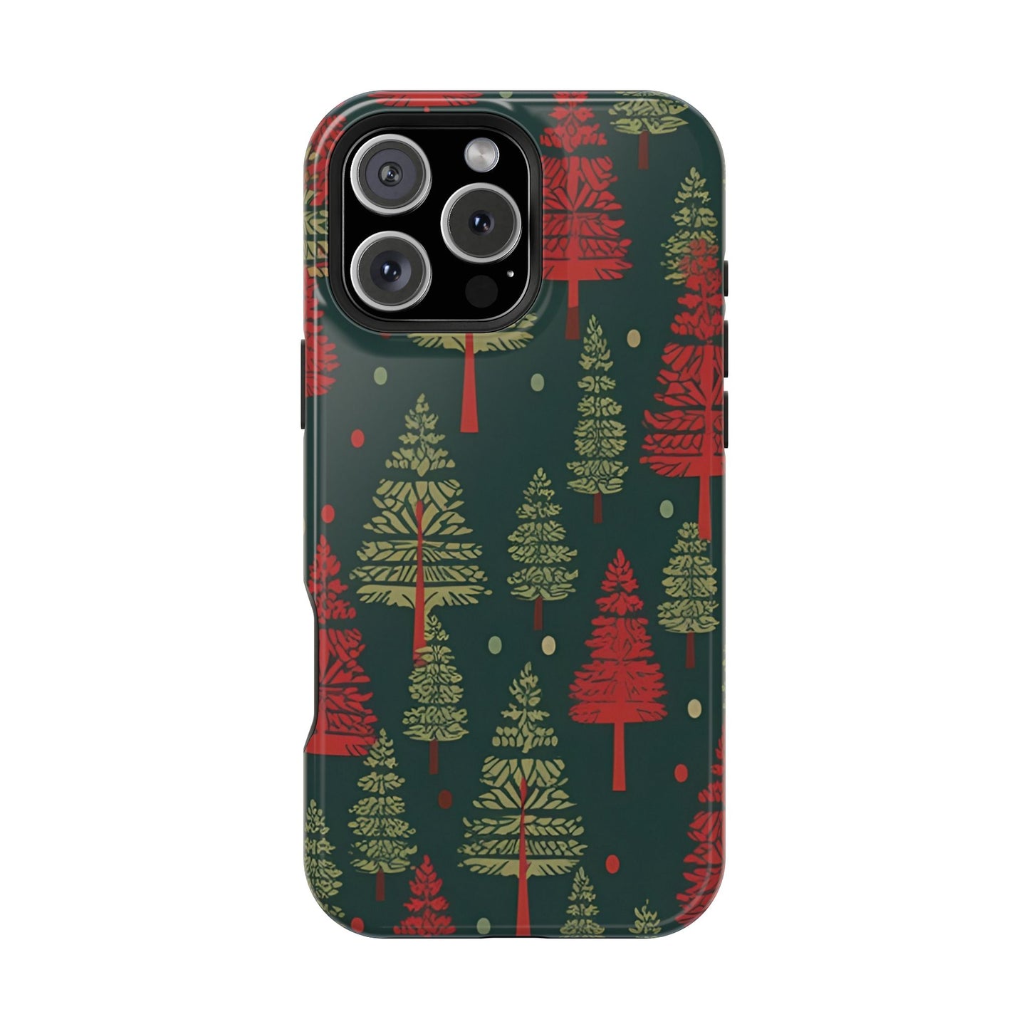 Retro Christmas Trees Pattern -  MagSafe iPhone Series Case