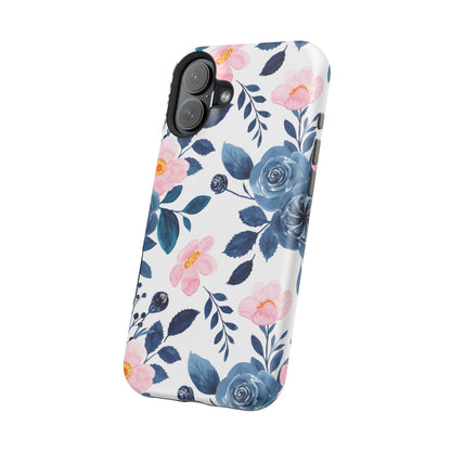 Pastel Garden Charm – MagSafe Case with Soft Watercolor Floral Print