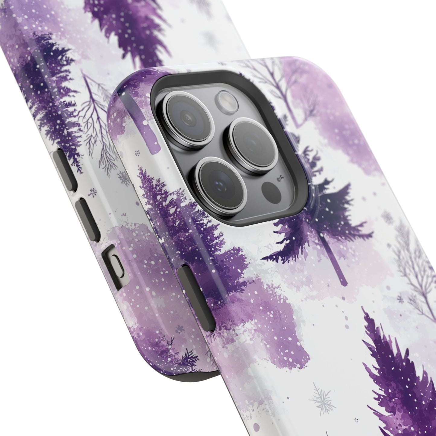 Purple Snowy Forest - MagSafe iPhone Series Case