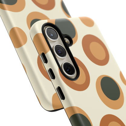 Retro Earthy Circles - Samsung Galaxy Case